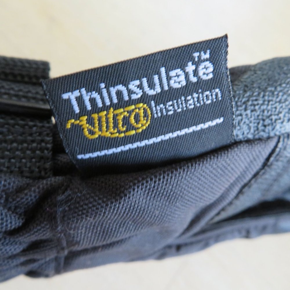 Thinsulate Ski Snowboard Winter Gloves Mens L Black Ultra Insulation Insulated - Picture 7 of 9